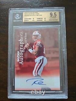 2012 Fleer Retro Skybox Autographics Russell Wilson Auto BGS 9.5 RC Rookie