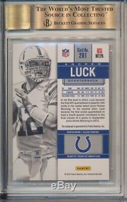 2012 Panini Contenders ANDREW LUCK Autograph Auto Rookie RC BGS 9.5 10 COLTS