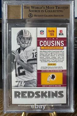 2012 Panini Contenders Rookie Ticket Kirk Cousins RC/AUTO BGS 9.5 GEM MT AUTO 10