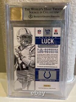 2012 Panini Contenders Ticket Andrew Luck Rc Rookie Auto Autograph Bgs 9