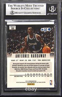 2012 Panini Prizm #160 Anfernee Hardaway Autograph Auto BGS Witnessed Authentic