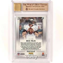 2012 Panini Prizm RC Nick Foles autograph Silver Holo rookie /99 BGS 9.5 Auto 10