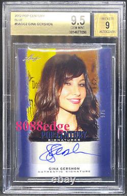 2012 Pop Century Auto Gina Gershon #5/5 Autograph Cocktail/bound Bgs 9.5 Gem