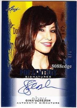 2012 Pop Century Auto Gina Gershon #5/5 Autograph Cocktail/bound Bgs 9.5 Gem