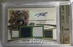 2012 Russell Wilson Topps Prime Level 5 Auto RC- BGS 9 with10 auto