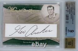 2012 Sportking Masterful Cut Autograph 1/1 #mga George Archer Bgs Mint 9 Auto 10