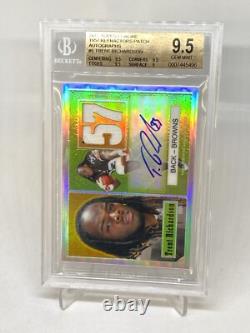 2012 Topps Chrome 1957 Trent Richardson #'/10 REFRACTORS Auto BGS 9.5/10 POP 1