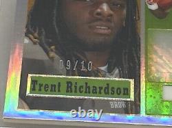 2012 Topps Chrome 1957 Trent Richardson #'/10 REFRACTORS Auto BGS 9.5/10 POP 1