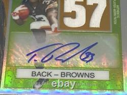 2012 Topps Chrome 1957 Trent Richardson #'/10 REFRACTORS Auto BGS 9.5/10 POP 1