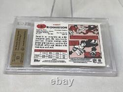 2012 Topps Chrome 1957 Trent Richardson #'/10 REFRACTORS Auto BGS 9.5/10 POP 1