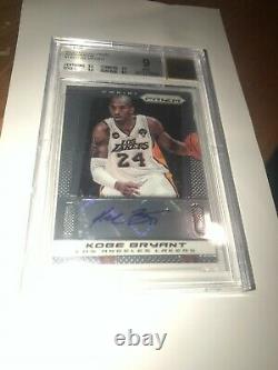 2013-14 Panini Prizm Autograph Kobe Bryant Lakers Bgs 9 Auto 10 Giannis Rc Year