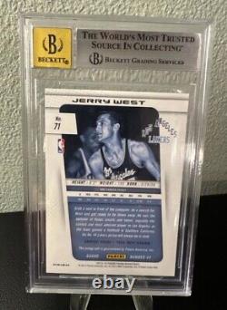 2013-14 Panini Silver Prizm #71 Jerry West Lakers HOF /25 BGS 8 AUTO 10 RARE