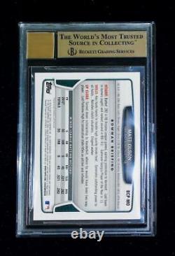 2013 Bowman Chrome Prospect Autograph Matt Olson RC AUTO A's BGS 9.5 (GEM MINT)