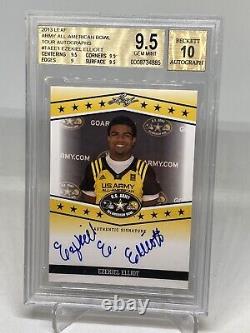 2013 Leaf Army Ezekiel Elliott TRUE RC ROOKIE FULL Auto AUTOGRAPH Bgs 9.5/10