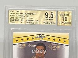 2013 Leaf Army Ezekiel Elliott TRUE RC ROOKIE FULL Auto AUTOGRAPH Bgs 9.5/10