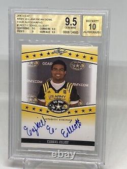2013 Leaf Army Ezekiel Elliott TRUE RC ROOKIE FULL Auto AUTOGRAPH Bgs 9.5/10