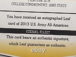 2013 Leaf Army Ezekiel Elliott TRUE RC ROOKIE FULL Auto AUTOGRAPH Bgs 9.5/10