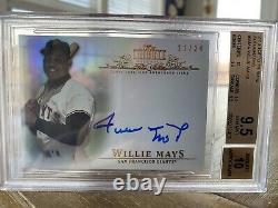 2013 Topps Tribute Willie Mays Auto Autograph #/24 BGS 9.5/10 GEM MT