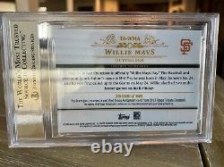 2013 Topps Tribute Willie Mays Auto Autograph #/24 BGS 9.5/10 GEM MT