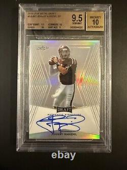 2014 Leaf Metal Draft Johnny FOOTBALL Manziel SP TEXAS A&M BGS 9.5 AUTO 10