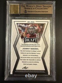 2014 Leaf Metal Draft Johnny FOOTBALL Manziel SP TEXAS A&M BGS 9.5 AUTO 10