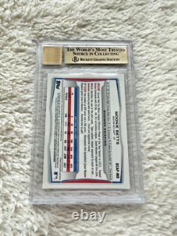 2014 Mookie Betts Rc Bowman Chrome Auto Bgs 9.5 Auto 10 La Dodgers #bcapmb