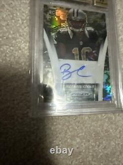 2014 Prizm #AR-BC Brandin Cooks Auto /100 Rookies Prizm Camo BGS 10/10