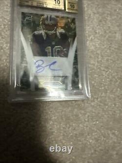 2014 Prizm #AR-BC Brandin Cooks Auto /100 Rookies Prizm Camo BGS 10/10