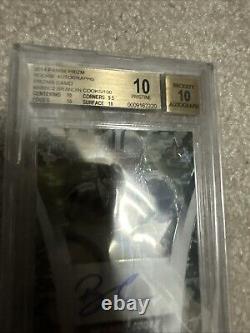 2014 Prizm #AR-BC Brandin Cooks Auto /100 Rookies Prizm Camo BGS 10/10