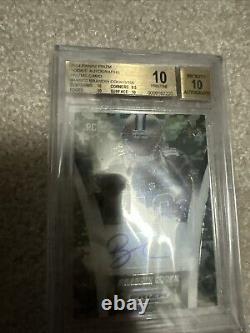 2014 Prizm #AR-BC Brandin Cooks Auto /100 Rookies Prizm Camo BGS 10/10