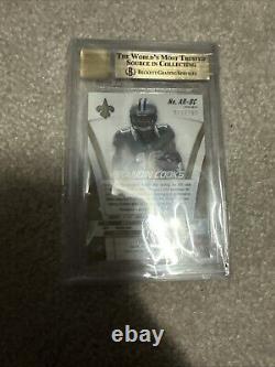 2014 Prizm #AR-BC Brandin Cooks Auto /100 Rookies Prizm Camo BGS 10/10