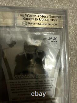 2014 Prizm #AR-BC Brandin Cooks Auto /100 Rookies Prizm Camo BGS 10/10