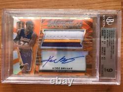 2015-16 Panini Spectra Spectacular Autograph Patch Kobe Bryant /25 Bgs 9 Auto 10