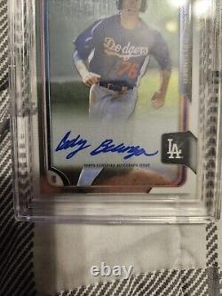 2015 Bowman Chrome Prospect Auto Cody Bellinger BGS 9.5 / 10 1st Bowman