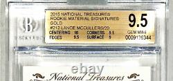 2015 National Treasures LANCE McCULLERS Rookie Card #212 Graded BGS 9.5 Auto 10