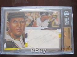 2015 The Bar Cut Autographs Roberto Clemente Signed Auto 1/1 BGS 9 JSA