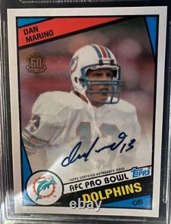 2015 Topps 60th Anniversary Rookie Reprint Autograph Dan Marino BGS 9.5 Auto 10