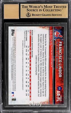 2015 Topps Chrome Francisco Lindor Autograph Superfractor 1/1 BGS 9.5 Auto 10