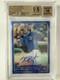 2015 Topps Chrome Kris Bryant Blue Refractor Rc Auto 106/150 Bgs 9.5/10