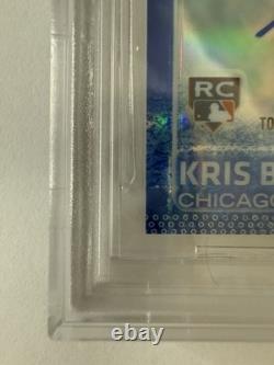 2015 Topps Chrome Kris Bryant Blue Refractor RC Auto 106/150 BGS 9.5/10