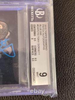 2015 Topps Diamond Autograph Tony Dorsett Jersey /20 BGS 9 Mint With Gem 10 Auto