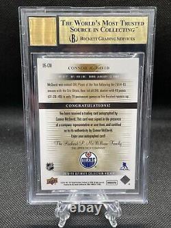 2015 UD Ultimate Connor McDavid Autograph Auto Rookie Card RC BGS 9.5 /175