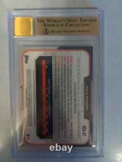 2015 bowman crome draft draft pick autographs graded bgs 9.5, Beckett 10 auto