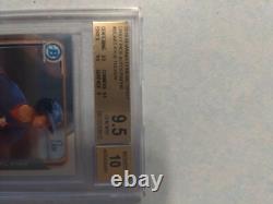 2015 bowman crome draft draft pick autographs graded bgs 9.5, Beckett 10 auto