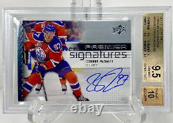 2016-17 UD Premier #PSCM Connor McDavid Signatures AUTO BGS 9.5 GEM 10