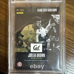 2016-2017 PANINI Black Gold JAYLEN BROWN ROOKIE ON CARD AUTO #/25