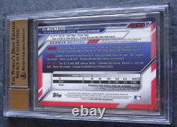 2016 Bowman Chrome Draft Auto Autograph Bo Bichette 9.5 BGS Beckett RC Card