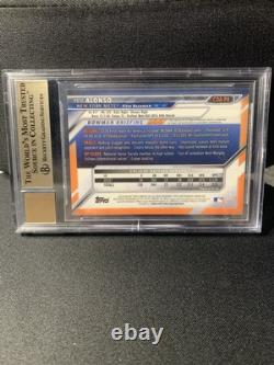 2016 Bowman Chrome Draft Pick Autograph Pete Alonso Bgs 9.5 Auto Is 10