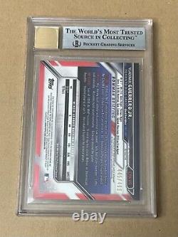 2016 Bowman Chrome Prospect Autographs Reftactor Vladimir Guerrero Jr. BGS 9/10