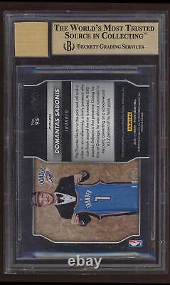 2016 Panini Prizm Domantas Sabonis Auto Rookie #/25 BGS 9.5 Orange Autograph #95